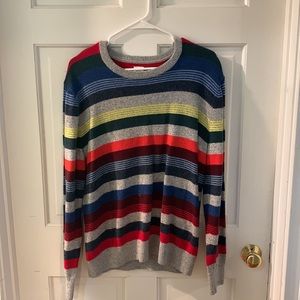 Men’s GAP Merino wool sweater. Multi colored
